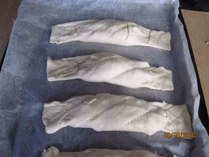 Feuilletee au jambon fromage