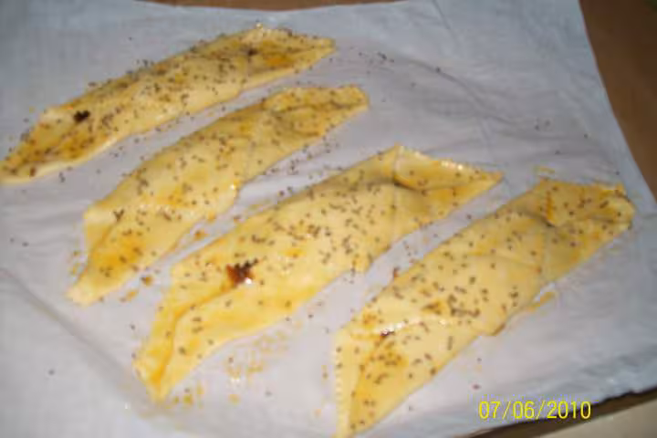 Feuilletees de pruneaux a la pomme