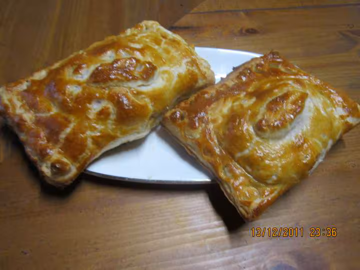 Feuilletes au kassler de porc