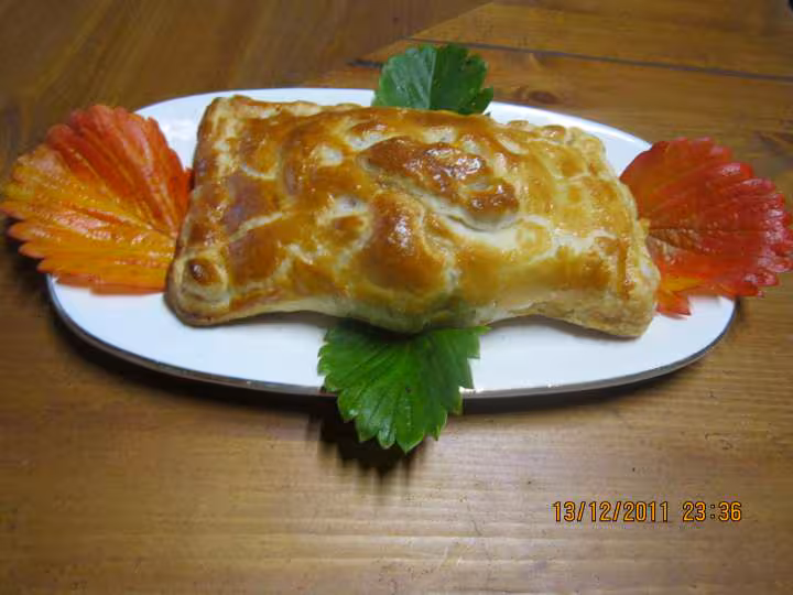 Feuilletes au kassler de porc