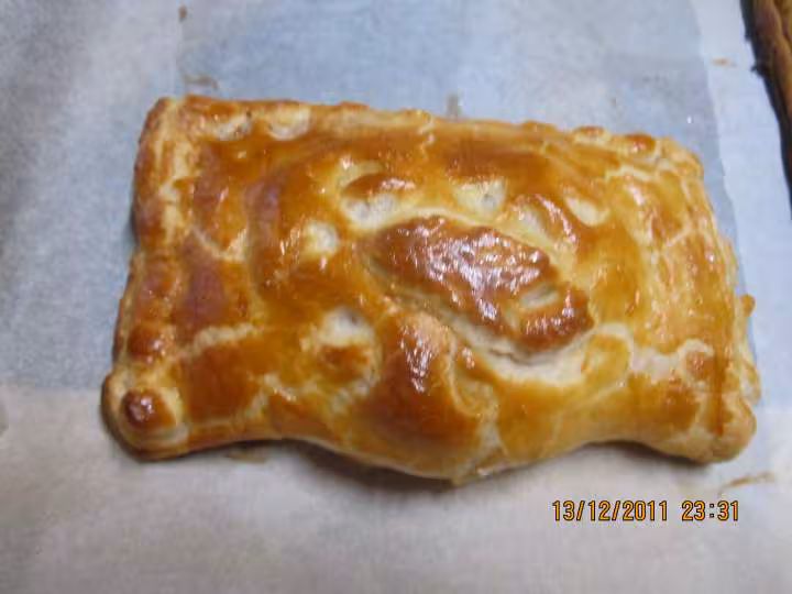 Feuilletes au kassler de porc