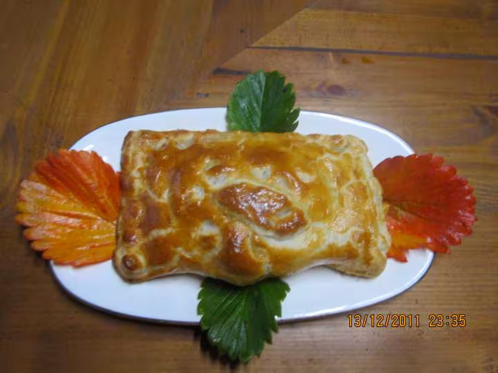 Feuilletes au kassler de porc