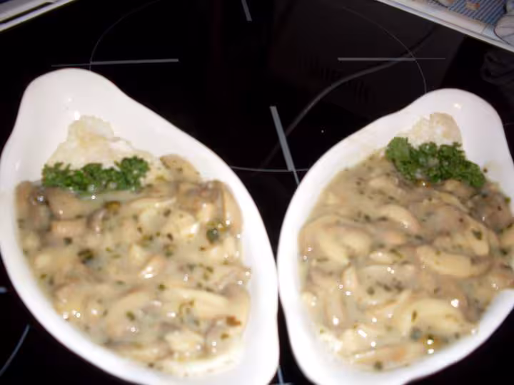 Filet cabillaud en sauce