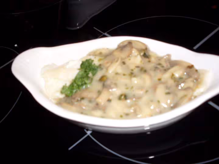Filet cabillaud en sauce