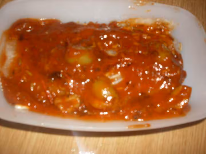 Filet de poisson sauce tomates aux paillons d avignon