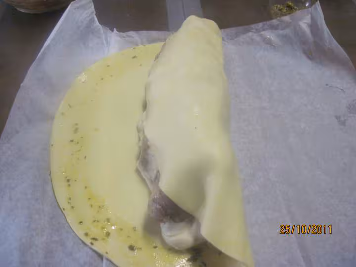 Filet mignon de porc au lard fume en feuilletee
