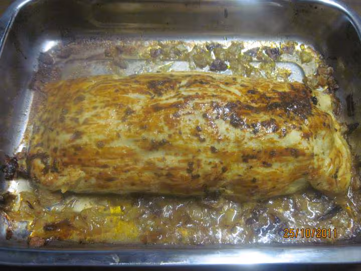 Filet mignon de porc au lard fume en feuilletee
