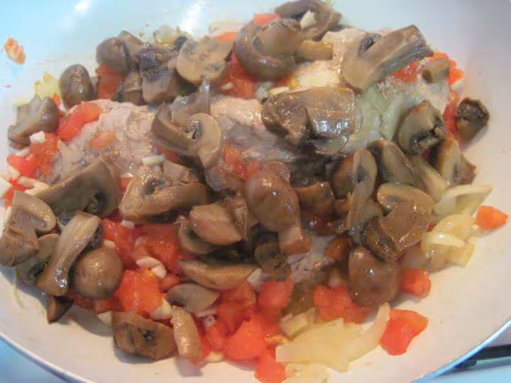 Filet mignon de porc sauce bechamel rosee