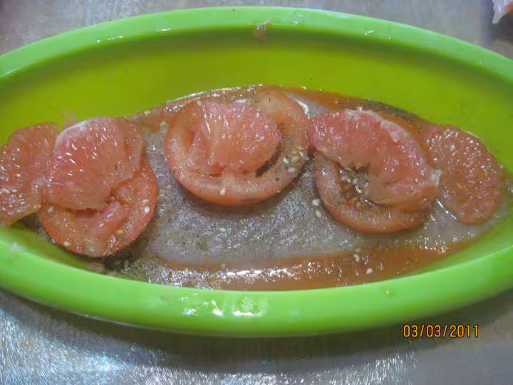 Filets de cabillaud au pamplemousse