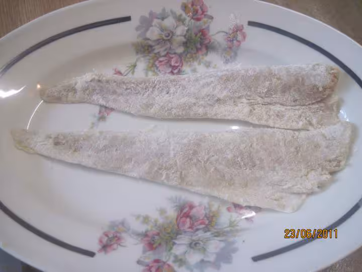 Filets de colin un harem de poivrons