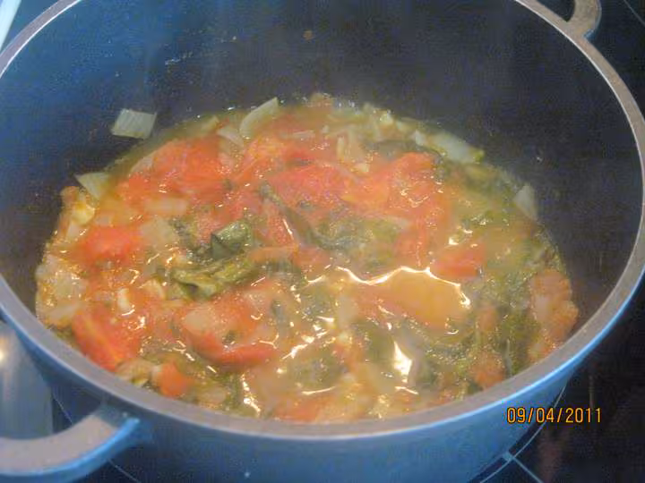 Filets de poisson aux legumes en sauce