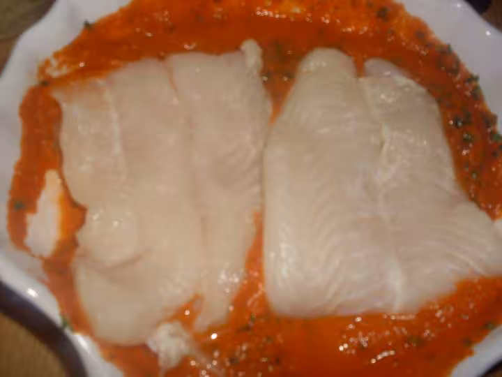 Filets de poisson gratines