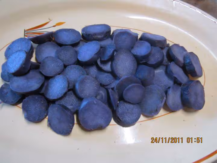 Filets de poisson rouget aux vitelottes