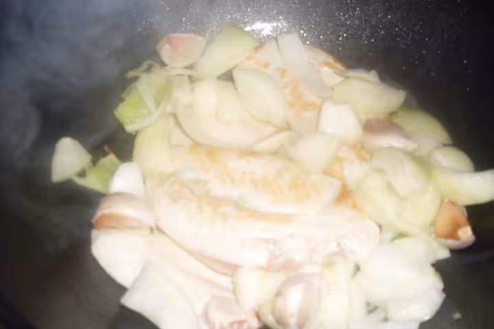 Filets de poulet champignons vin blanc photos