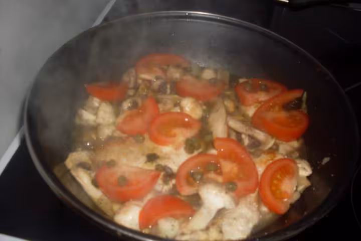Filets de poulet champignons vin blanc photos