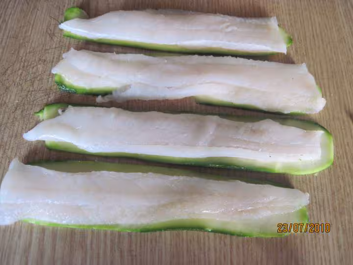 Filets de sole au courgettes amp mozzarella
