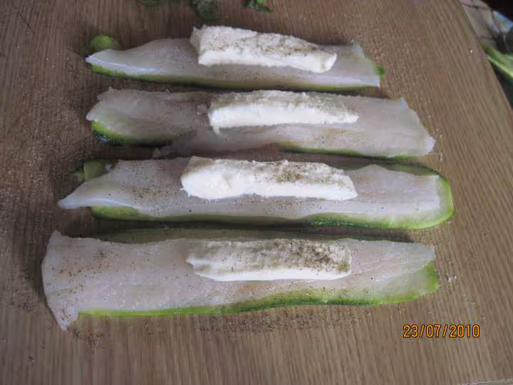 Filets de sole au courgettes amp mozzarella