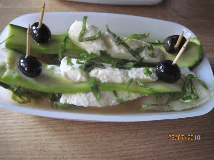 Filets de sole au courgettes amp mozzarella