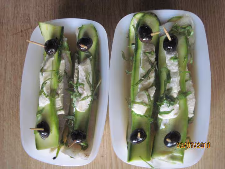 Filets de sole au courgettes amp mozzarella