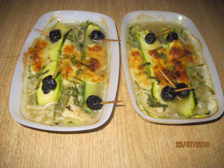 Filets de sole au courgettes amp mozzarella
