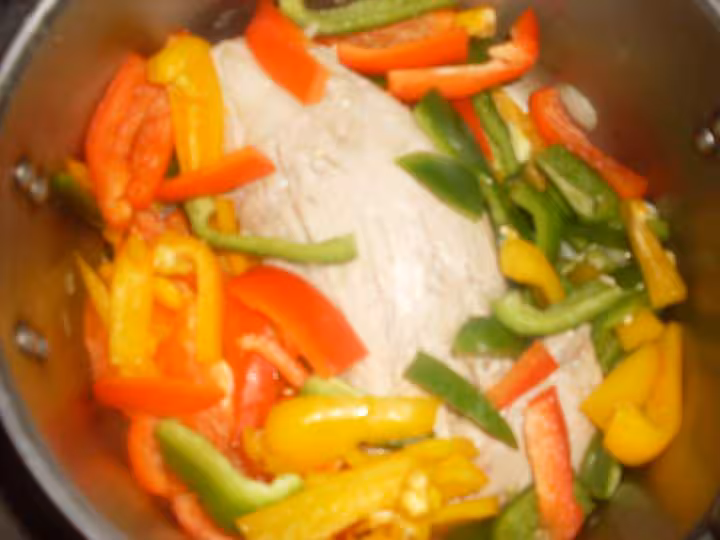 Filets mignon aux 3 poivrons