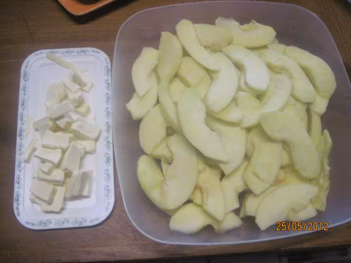 Flamusse aux pommes