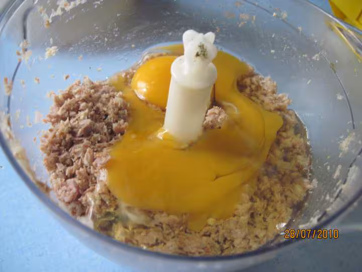 Flan de viande aux basilic