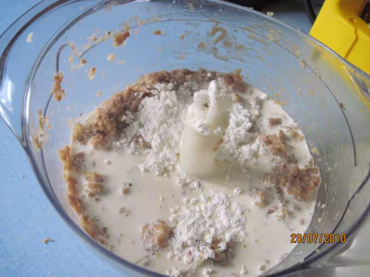 Flan de viande aux basilic