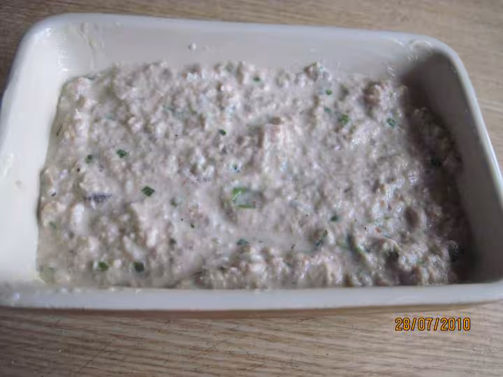 Flan de viande aux basilic