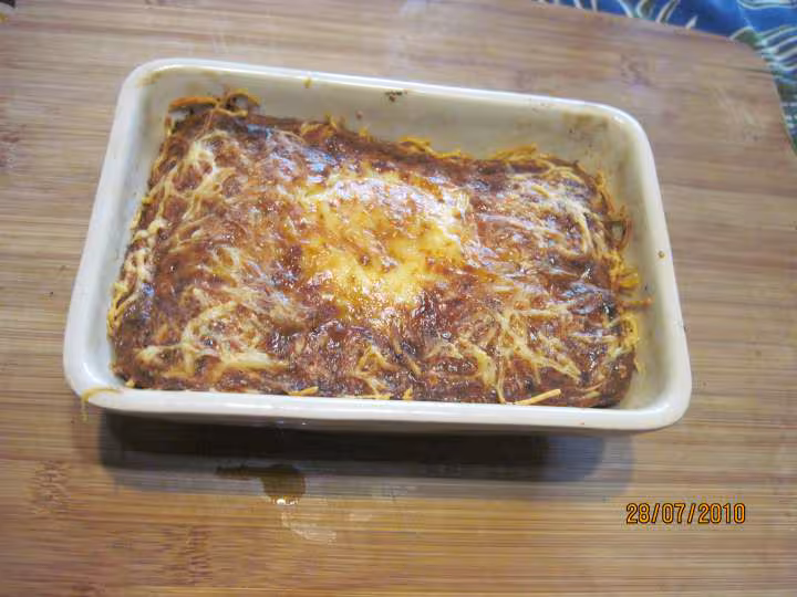 Flan de viande aux basilic