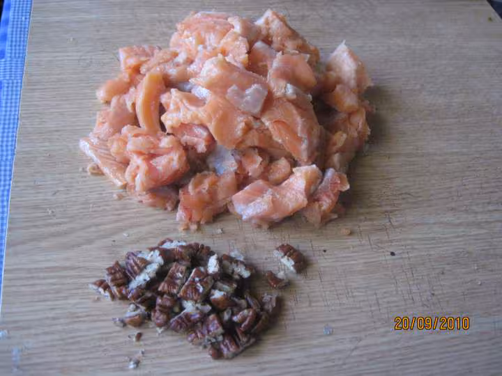 Flanc de saumon rose aux petits legumes