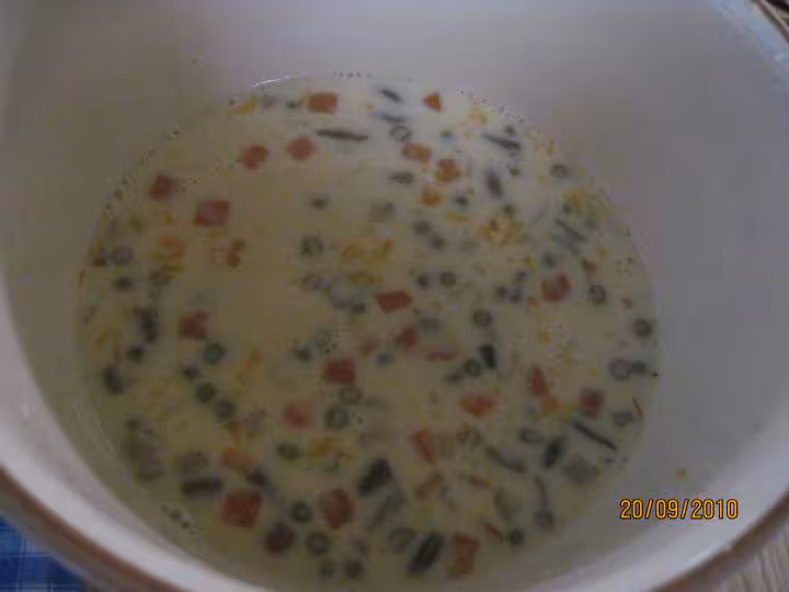 Flanc de saumon rose aux petits legumes