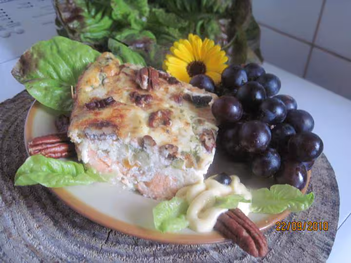 Flanc de saumon rose aux petits legumes