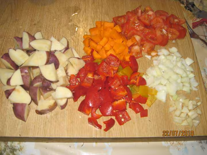 Flanchet de boeuf aux legumes en cocotte au four
