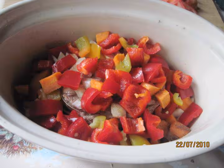 Flanchet de boeuf aux legumes en cocotte au four
