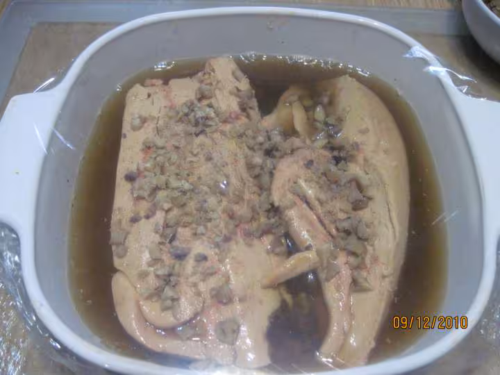 Foie gras aux chataignes maison