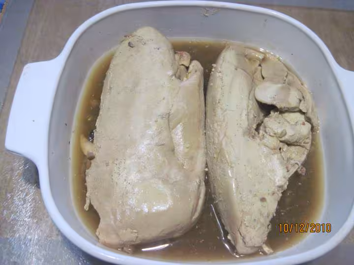 Foie gras aux chataignes maison