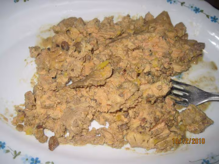 Foie gras aux chataignes maison