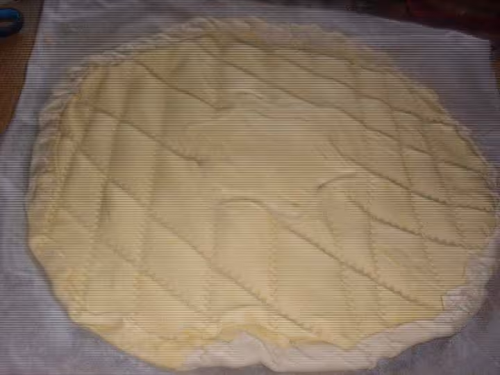 Galette de roi francipane amp compote de fruits 02 01 2010
