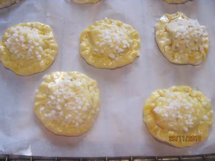 Galettes fourrees compote et fruits