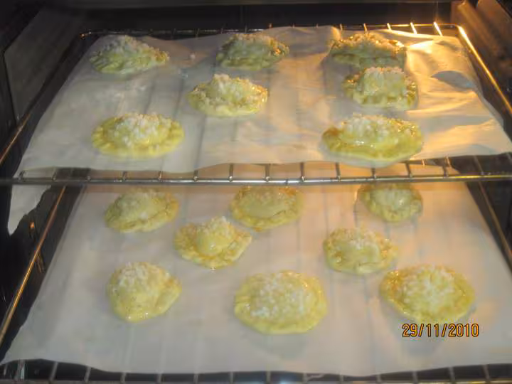 Galettes fourrees compote et fruits