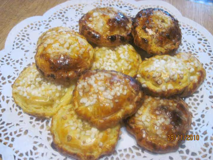 Galettes fourrees compote et fruits