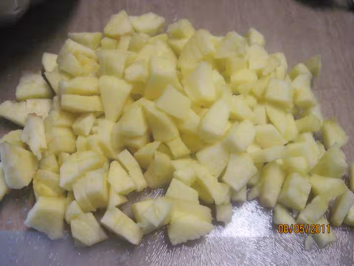 Gateau a la marscarpone aux pommes