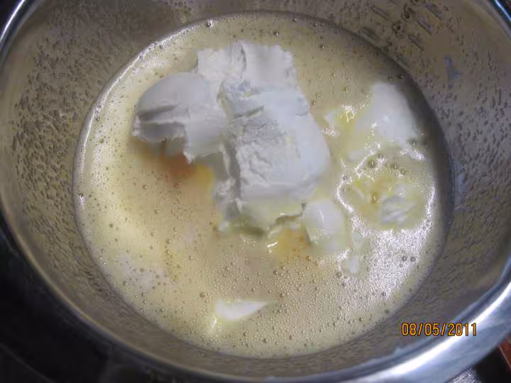 Gateau a la marscarpone aux pommes