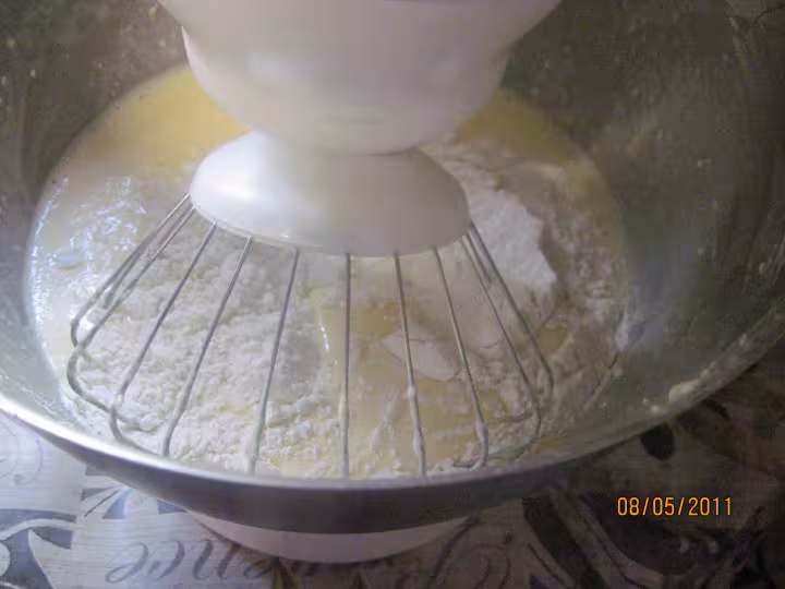 Gateau a la marscarpone aux pommes