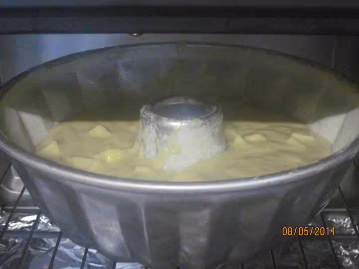 Gateau a la marscarpone aux pommes