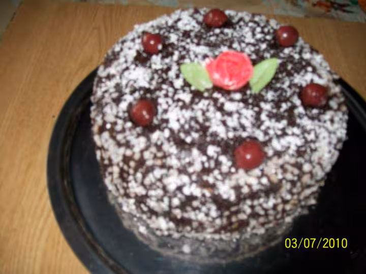 Gateau au chocolat amp griottes