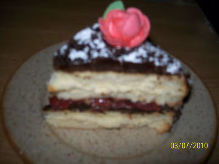 Gateau au chocolat amp griottes