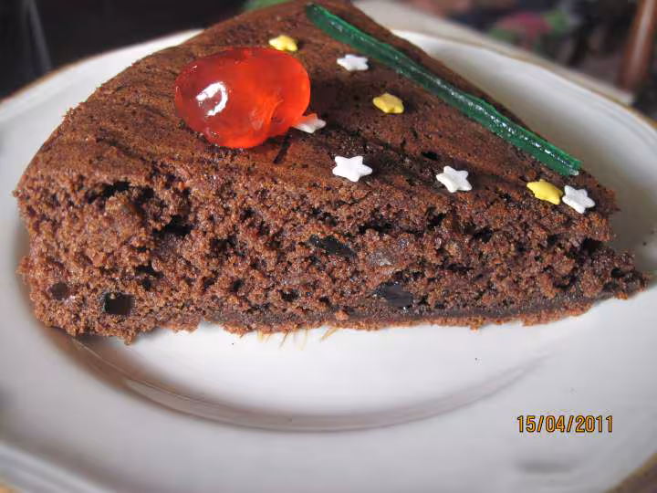 Gateau au chocolat aux fruits confits