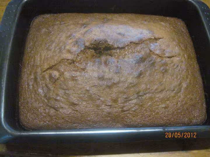 Gateau au chocolat aux poires et creme fraiche